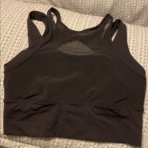 Black lululemon crop